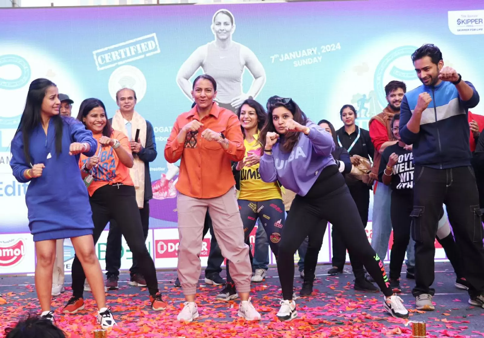 Geeta Phogat Flags Off Ekal Run Marathon, Uniting Thousands for a Cause!